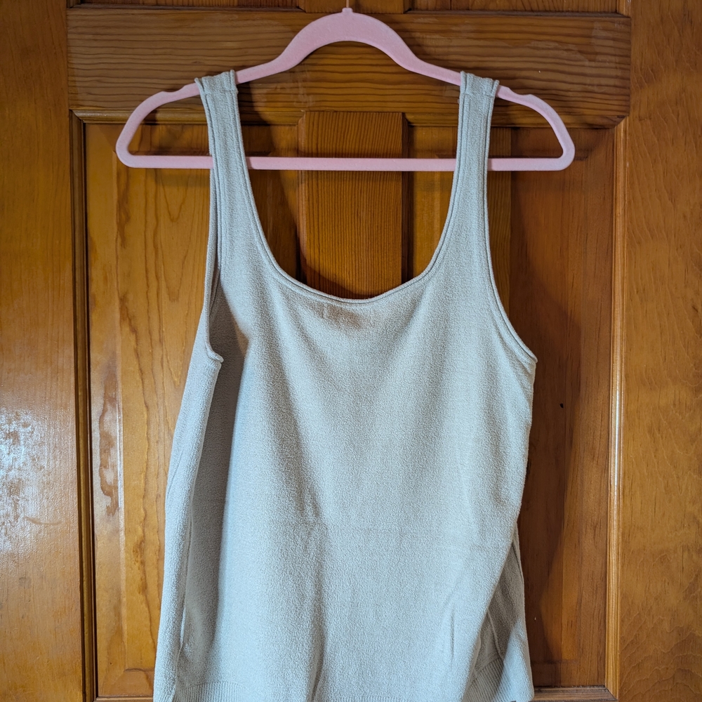 Barefoot Dreams Stone Color Tank Top NWOT